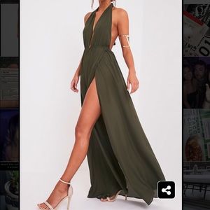 PrettyLittleThing maxi formal dress